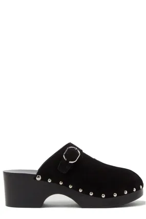 Paco Rabanne Stud Detailed Clogs