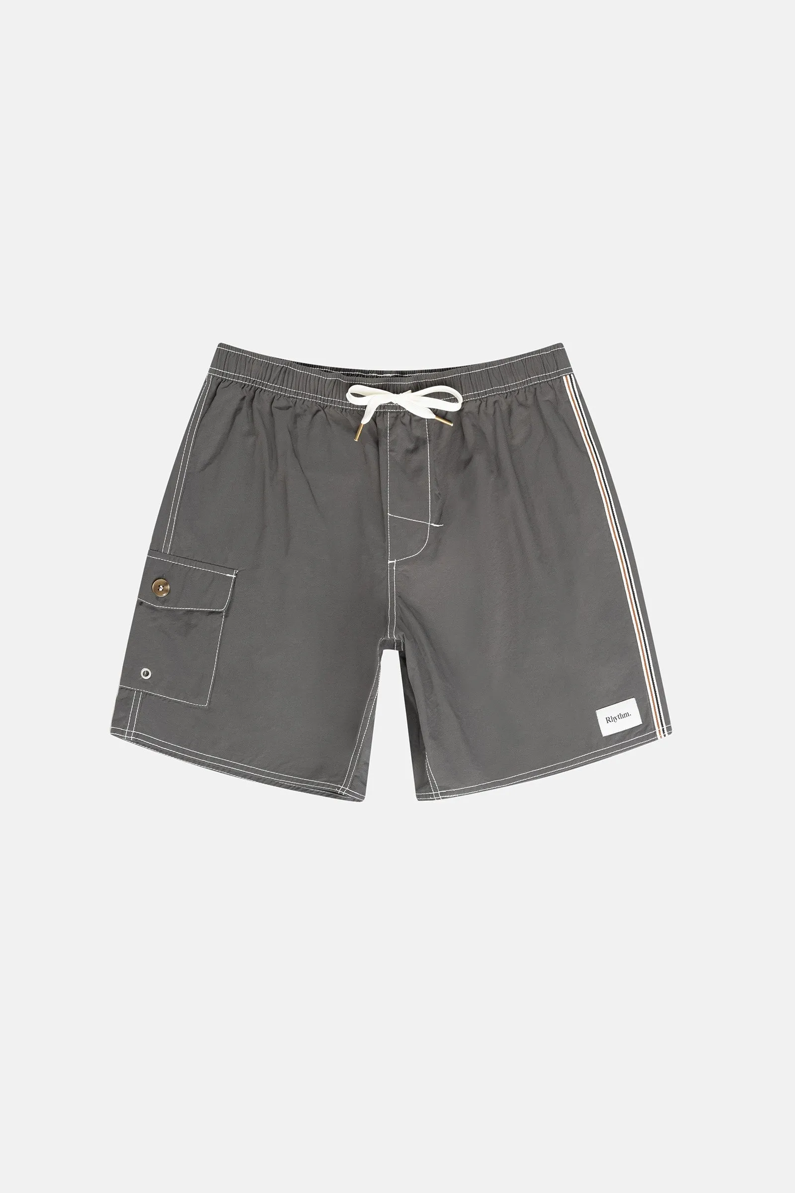 Patch Beach Short Black