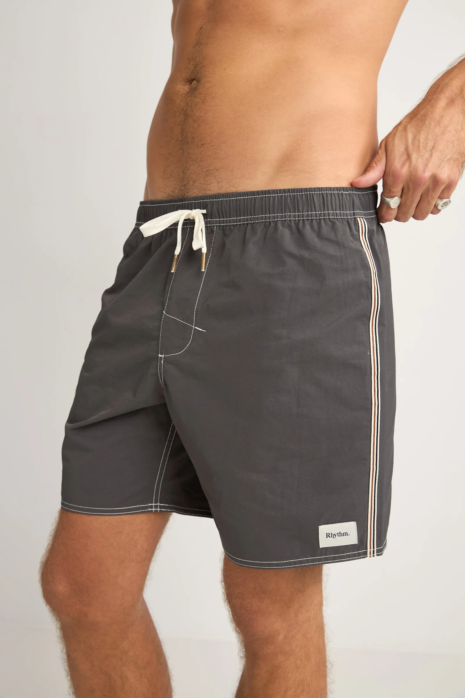 Patch Beach Short Black