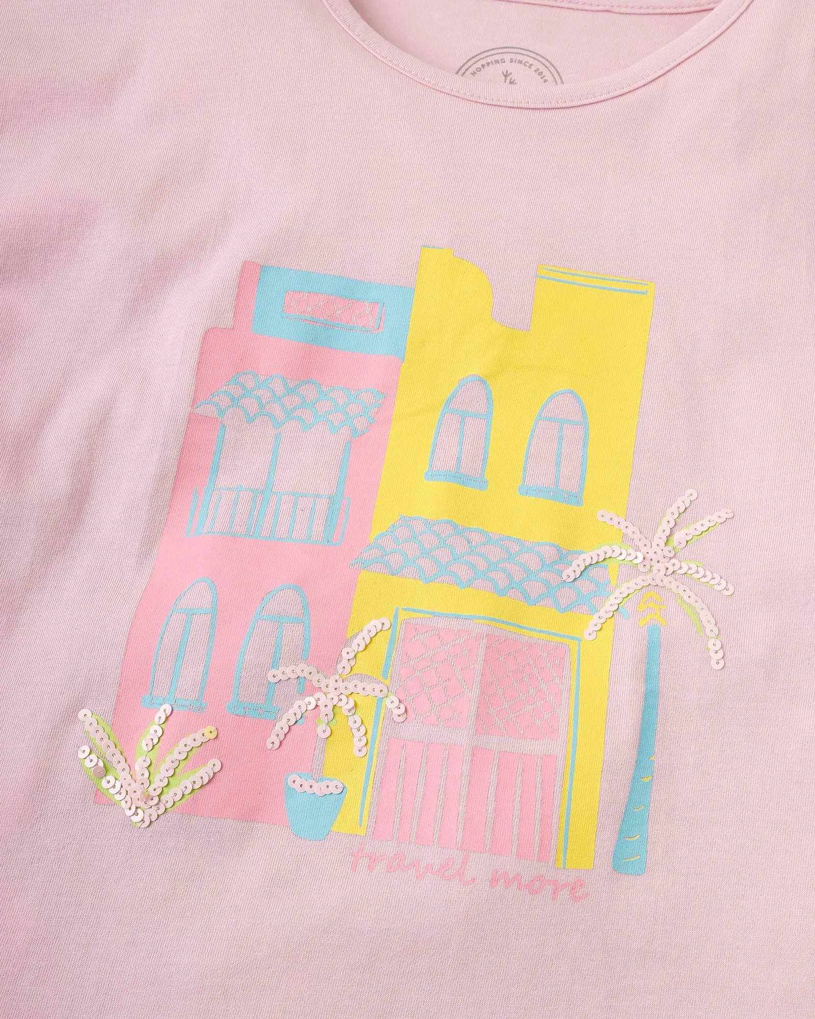 Pink Travel More T-Shirt