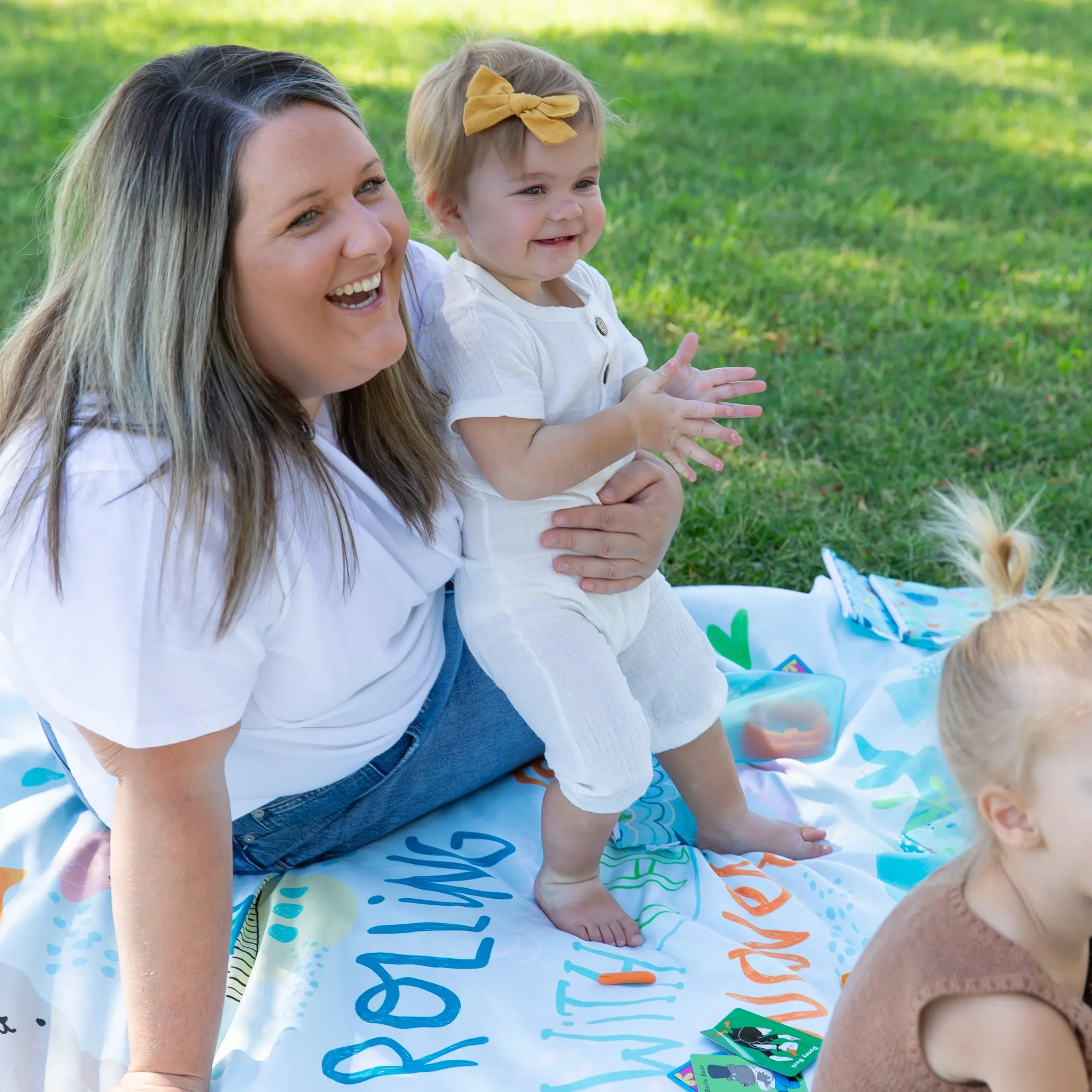 Reversible Roll & Go Blanket, Rolling with the Waves