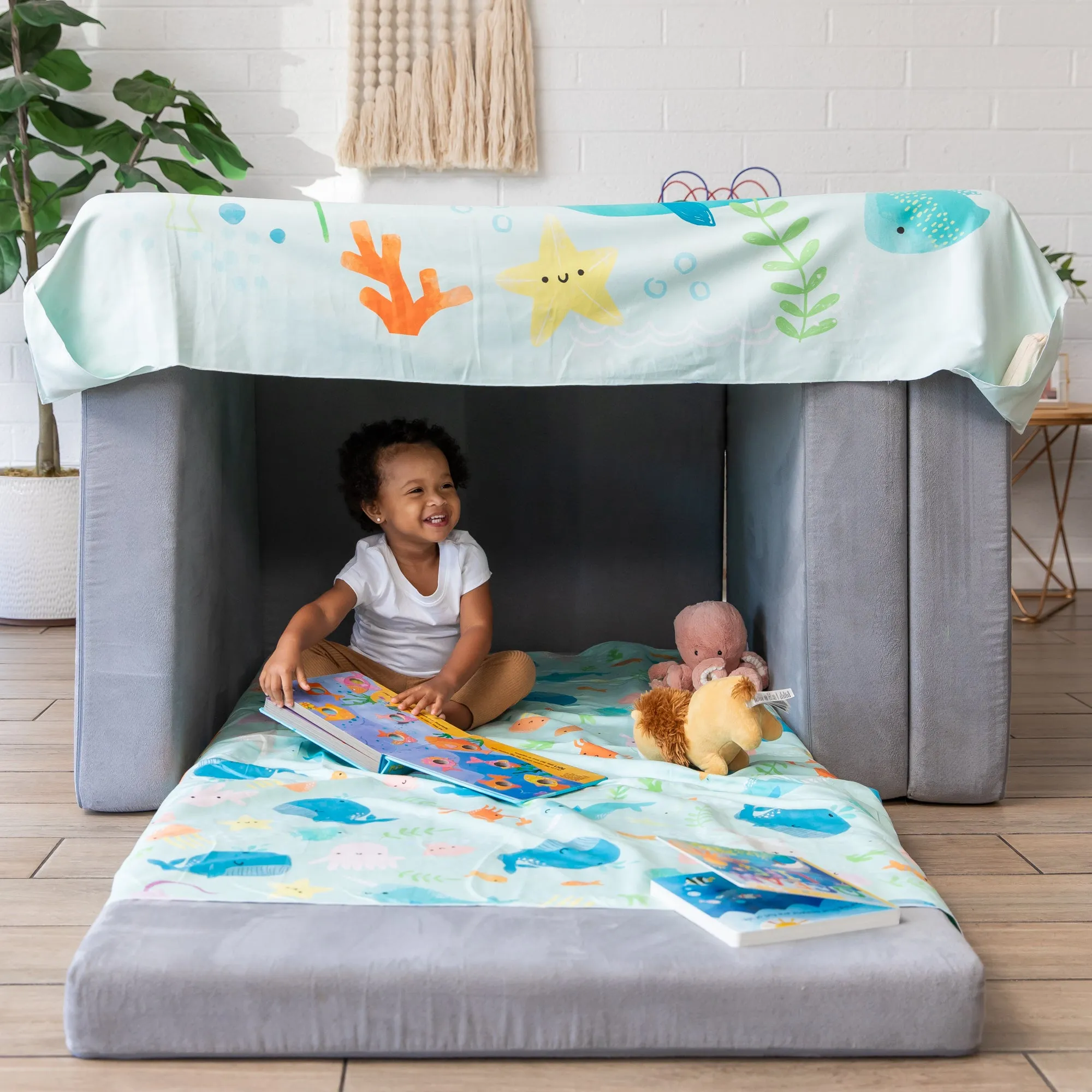 Reversible Roll & Go Blanket, Rolling with the Waves