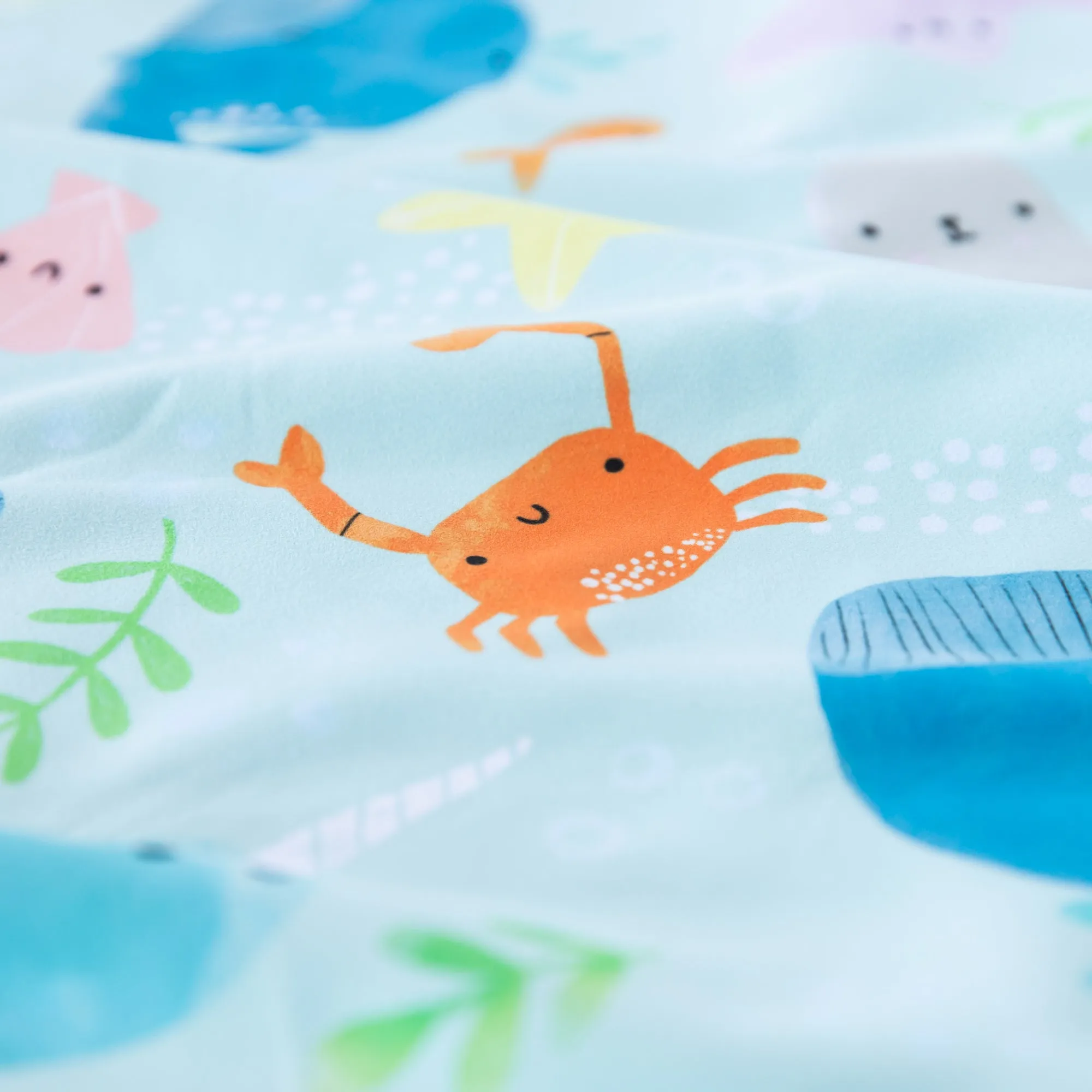 Reversible Roll & Go Blanket, Rolling with the Waves