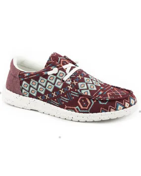 Roper Women's Hang Loose Slip-On Causal Shoes - Moc Toe