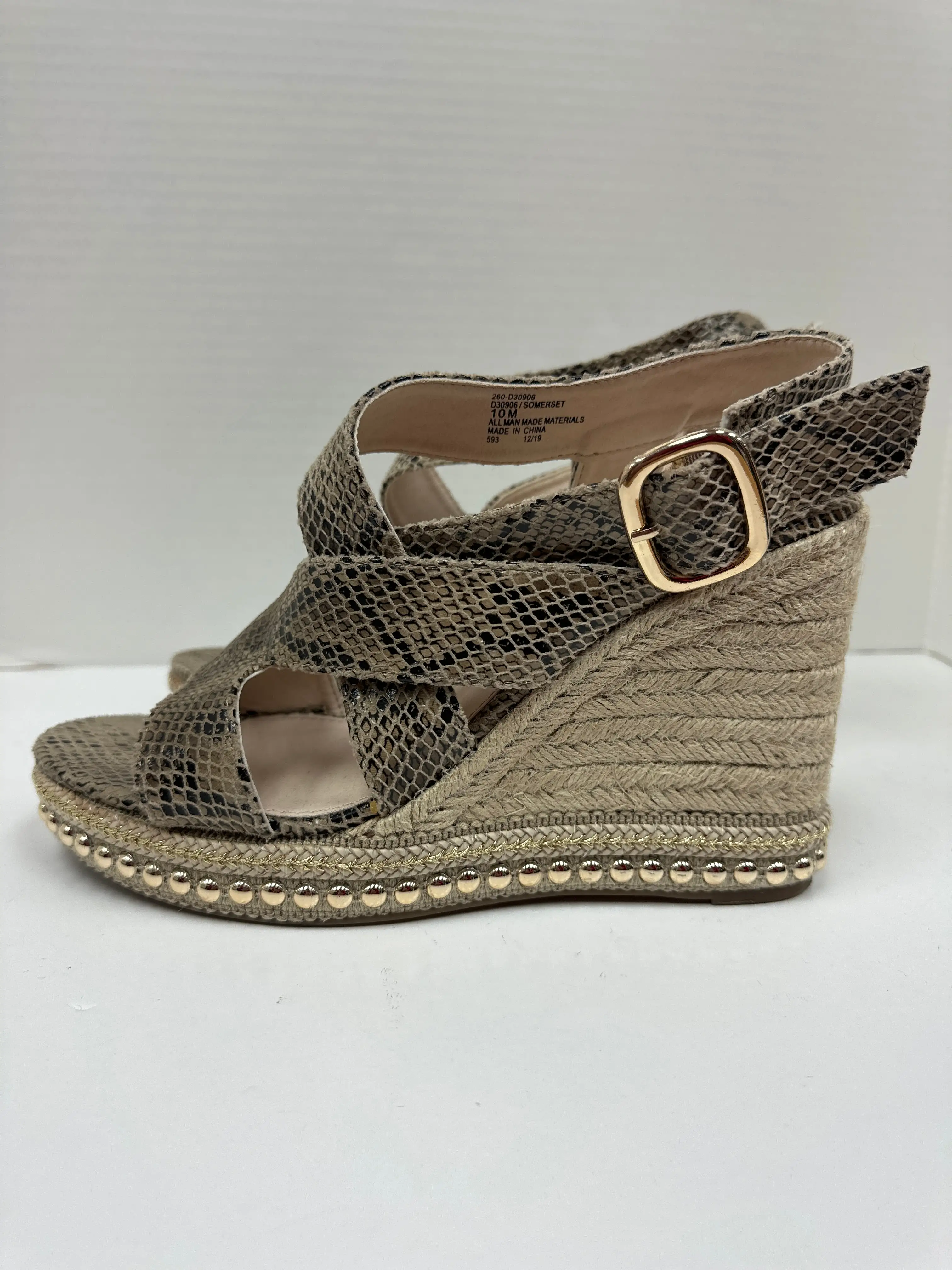 Sandals Heels Wedge By Clothes Mentor  Size: 10