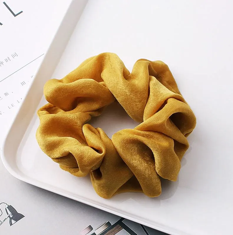 Satin scrunchie