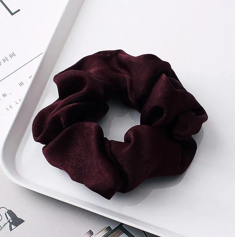 Satin scrunchie