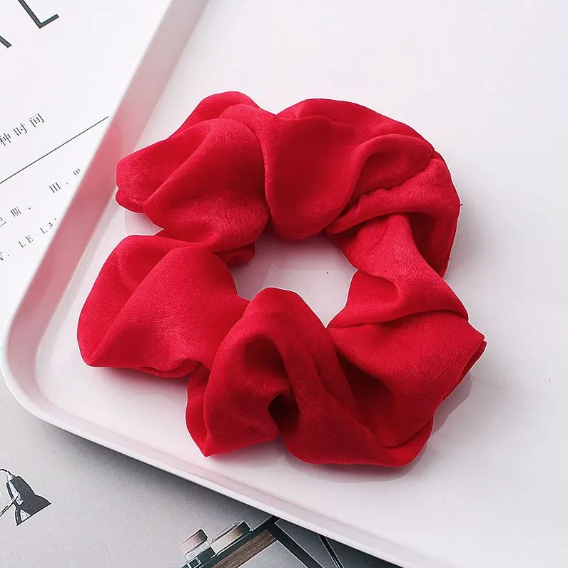 Satin scrunchie