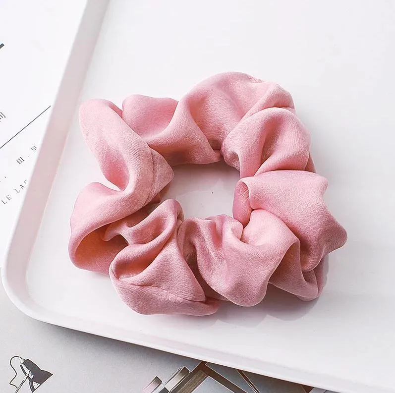 Satin scrunchie