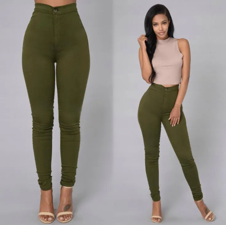 Sexy Casual Fashion Multi-Color Slim Slimming Pants