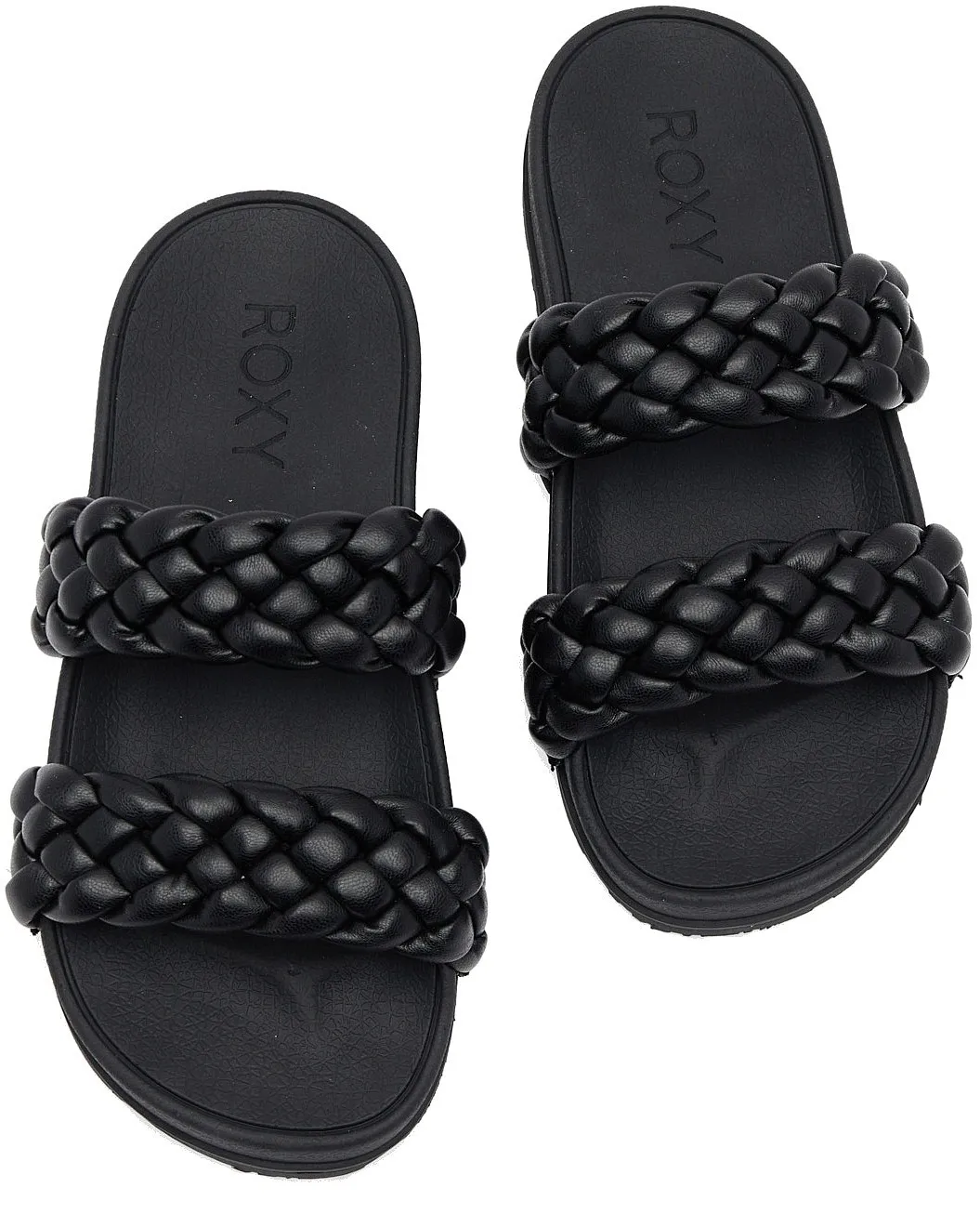 shoes Roxy Slippy Braided - BLK/Black - women´s