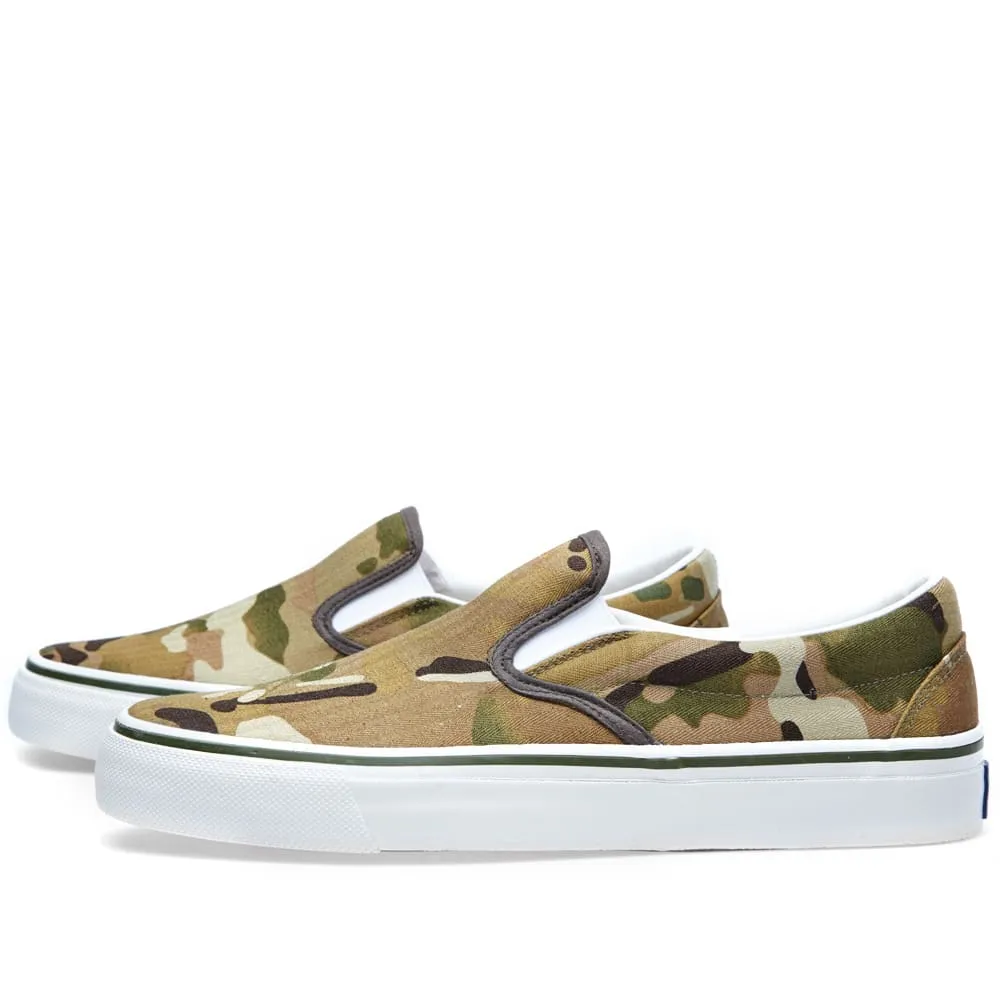 SOPHNET. Cotton Canvas Slip On ShoeMulti Camo