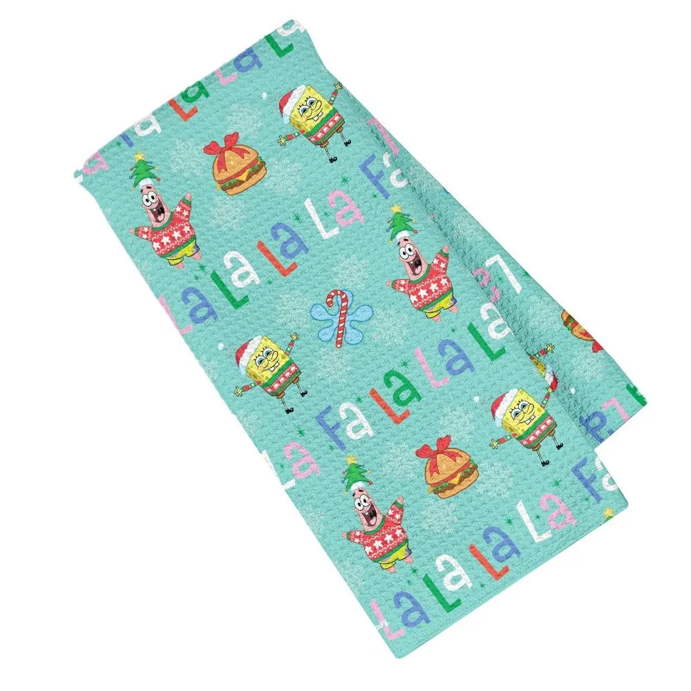 SpongeBob SquarePants Fa La La Kitchen Towel