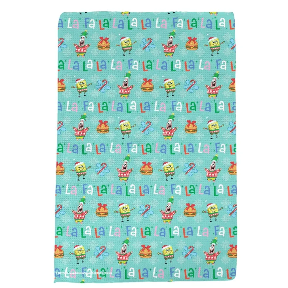 SpongeBob SquarePants Fa La La Kitchen Towel