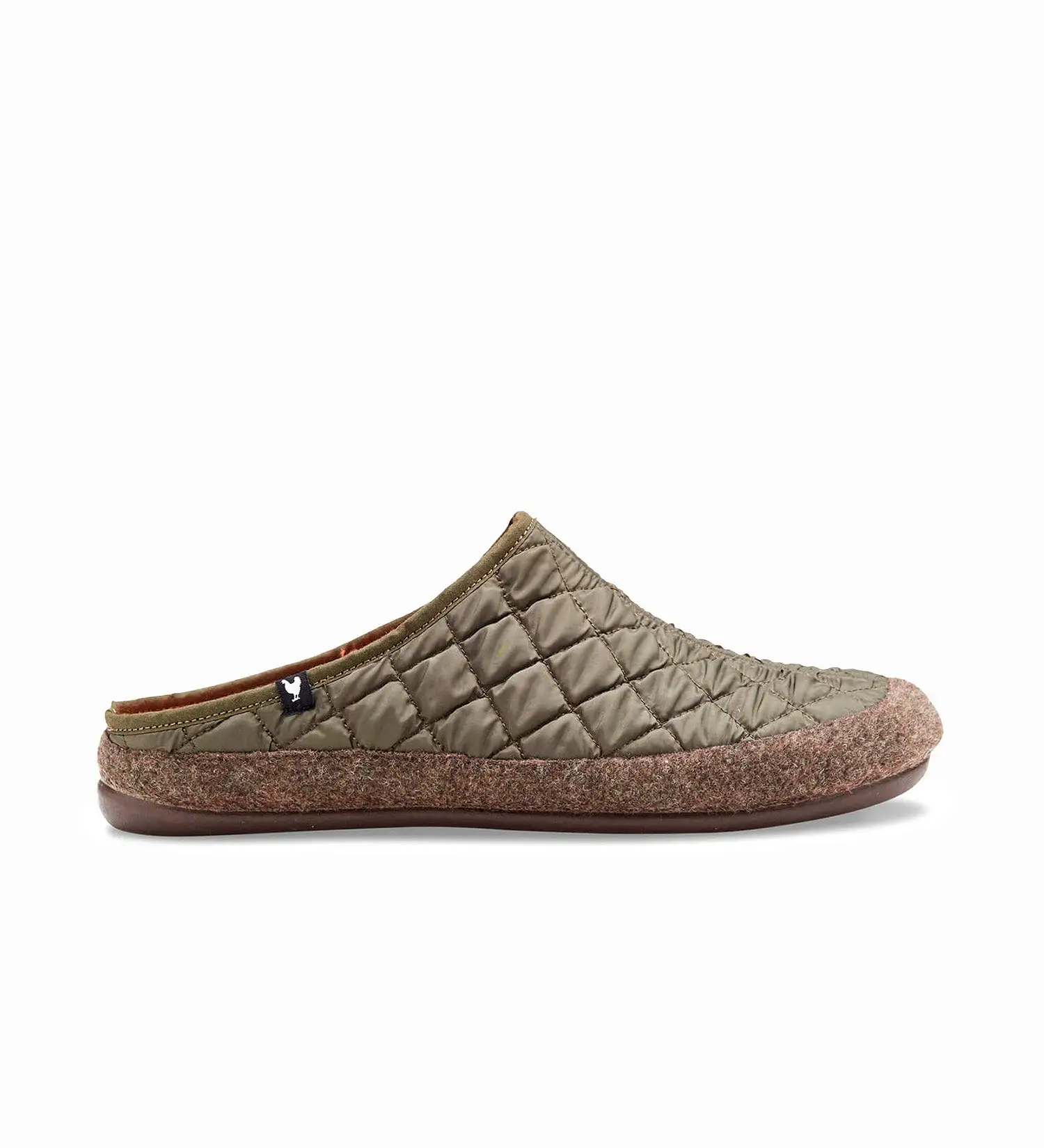 Super soft quilted mule slippers