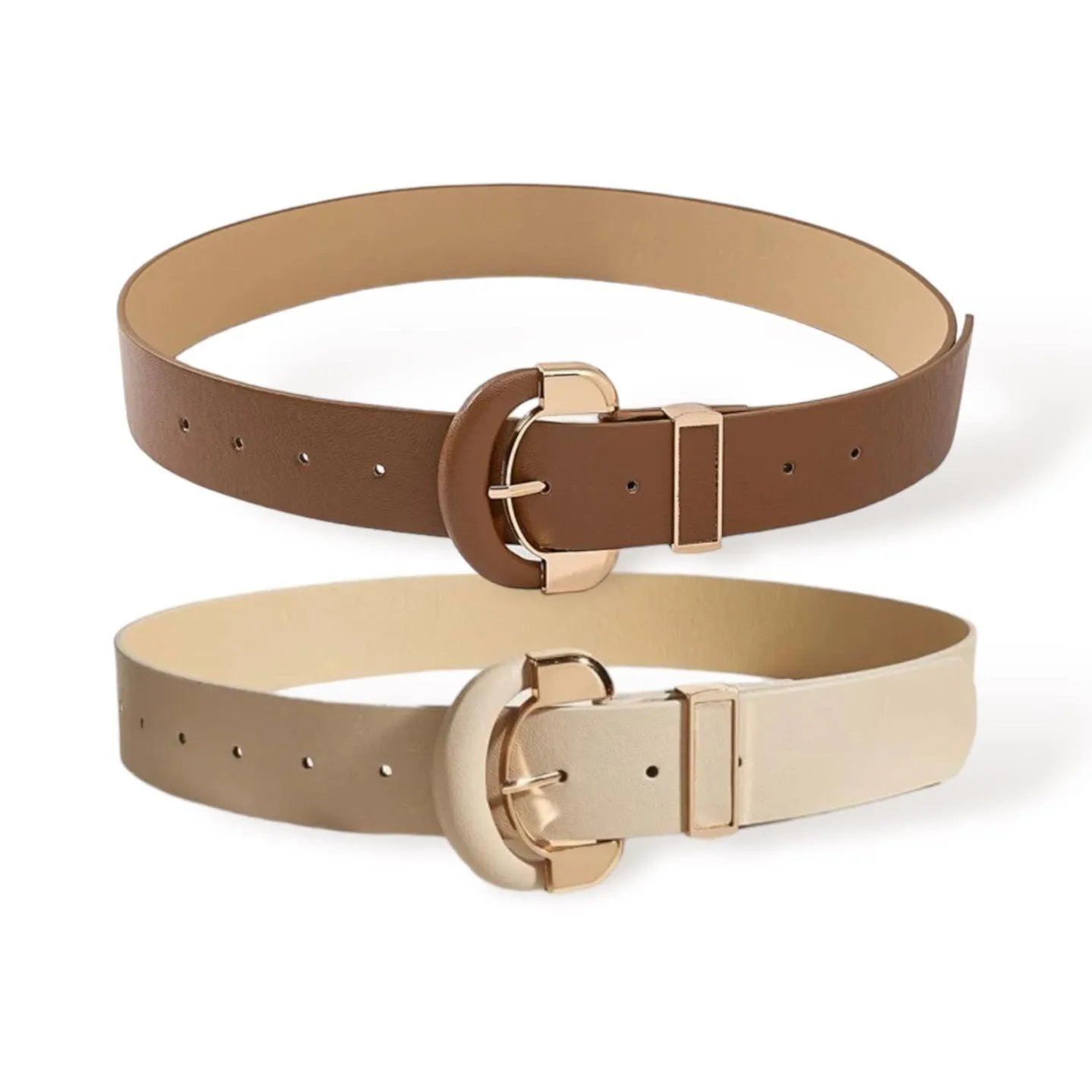 TAILLE Covered Buckle Adjustable Fashion Belt