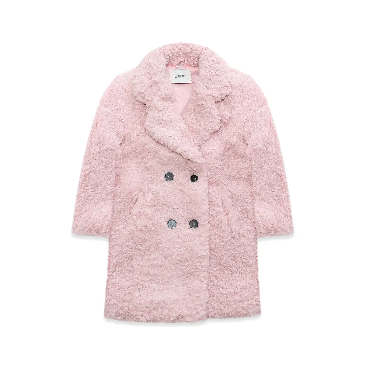 Teddy Coat pink