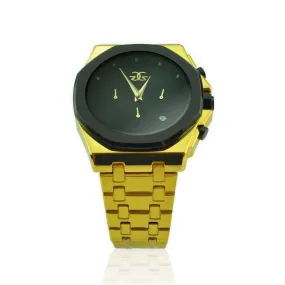 The Chrono Watch in Black/Gold