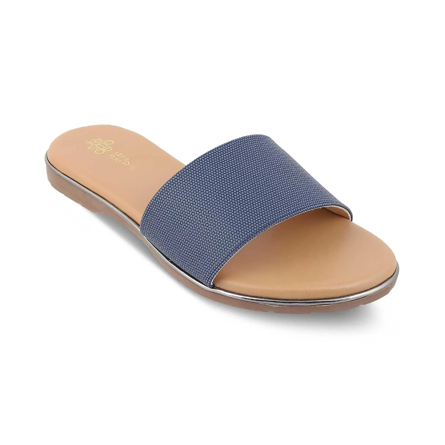 The Queen Blue Women's Casual Flats Tresmode