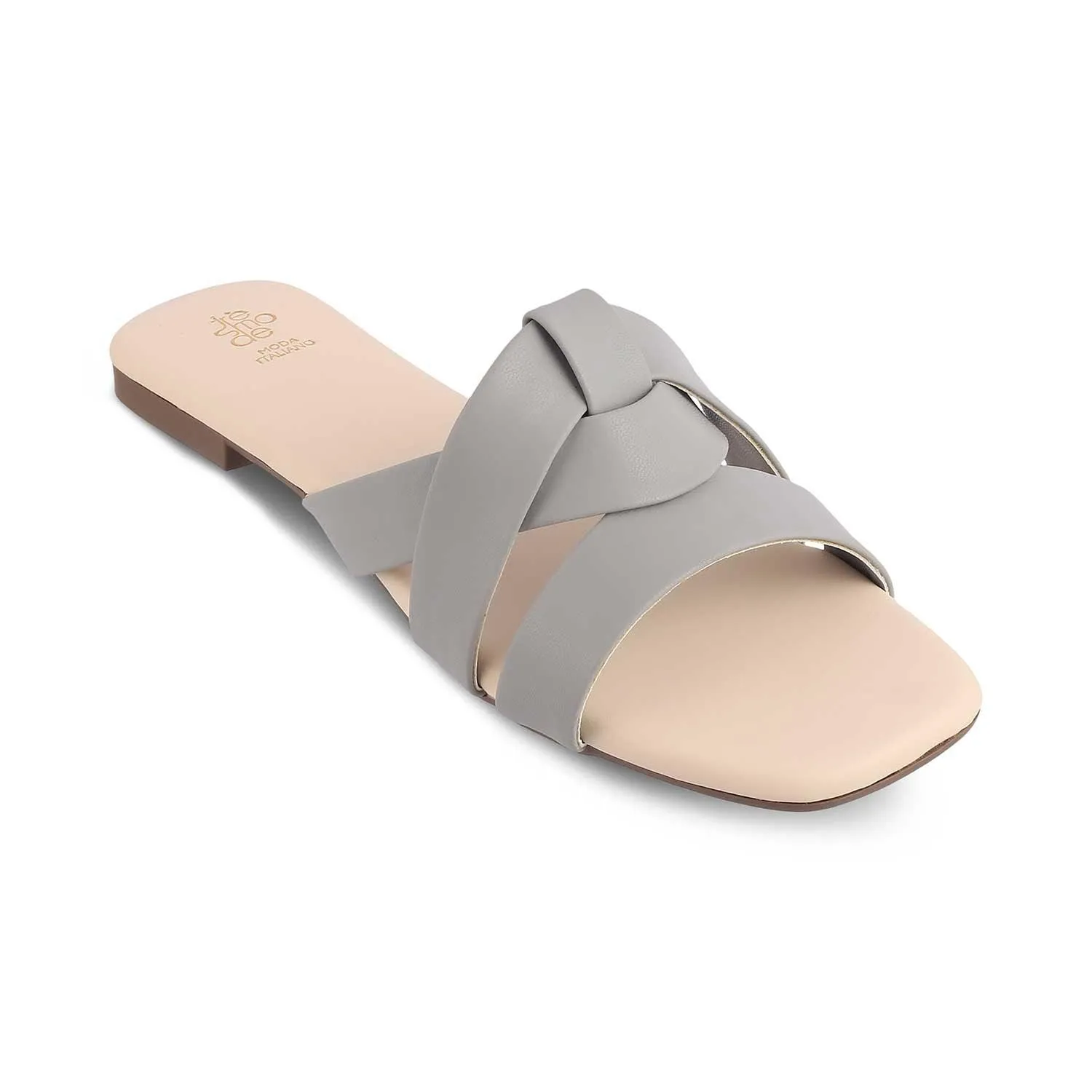 The Sacck Grey Women's Casual Flats Tresmode