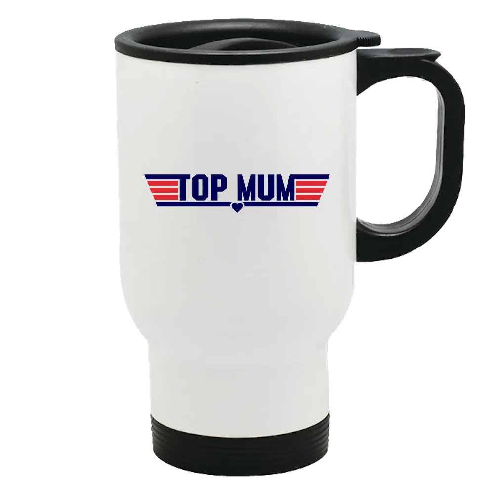 Top Mum Metal Coffee and Tea Travel Mug