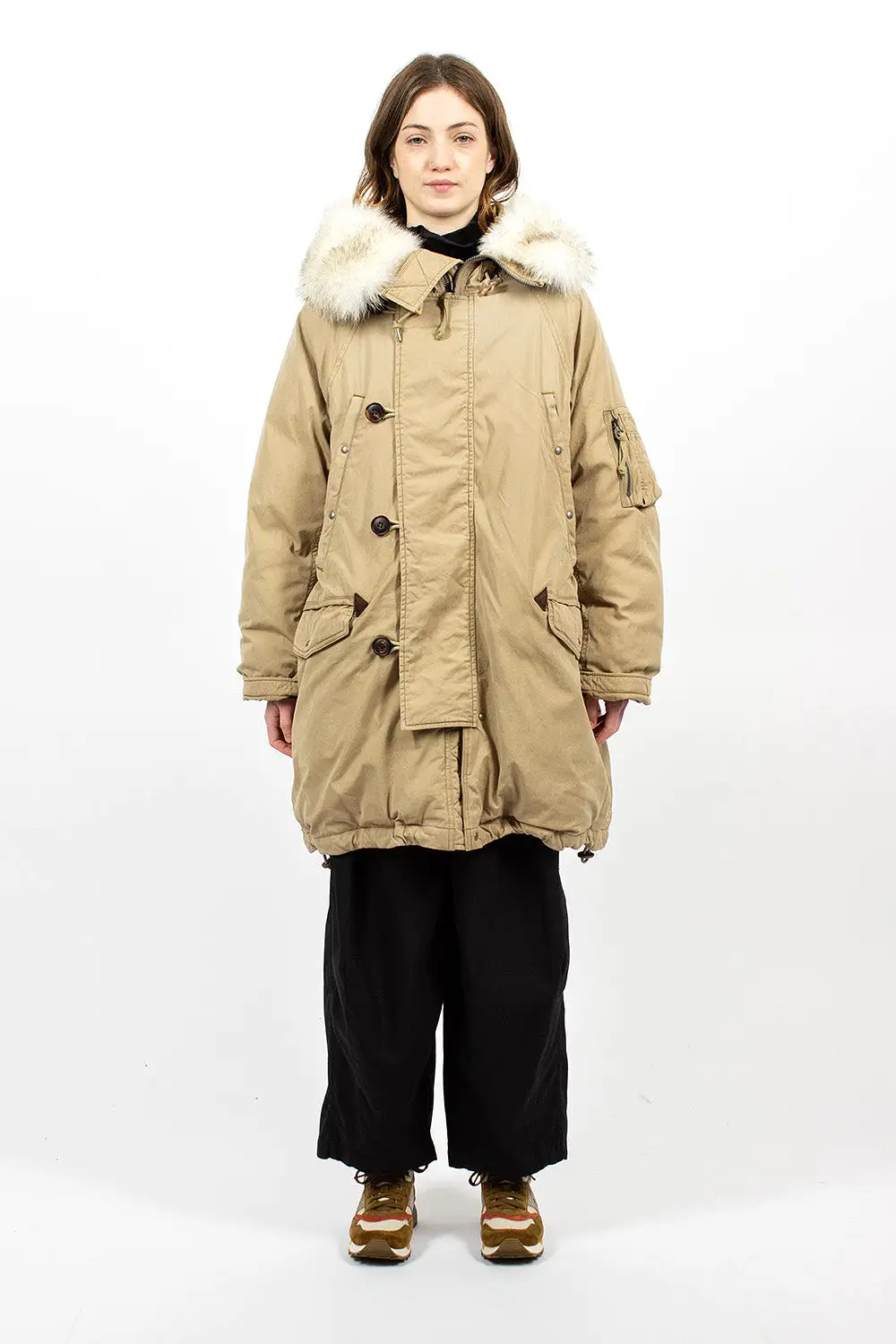 Valdez Down Coat Beige